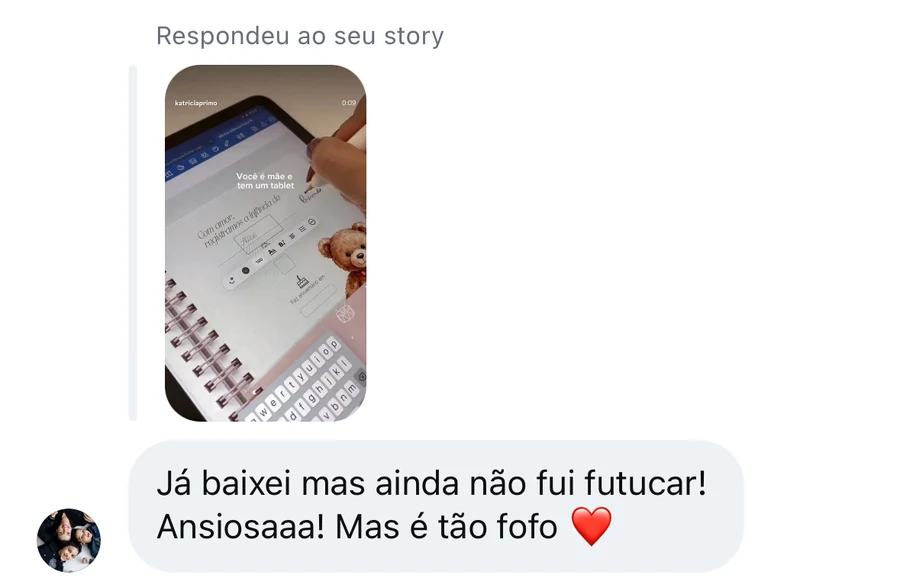 Depoimento: ja baixei, e tao fofo
