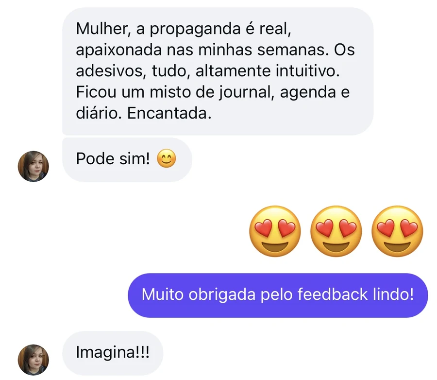 Depoimento: a propaganda e real, apaixonada nas minhas semanas
