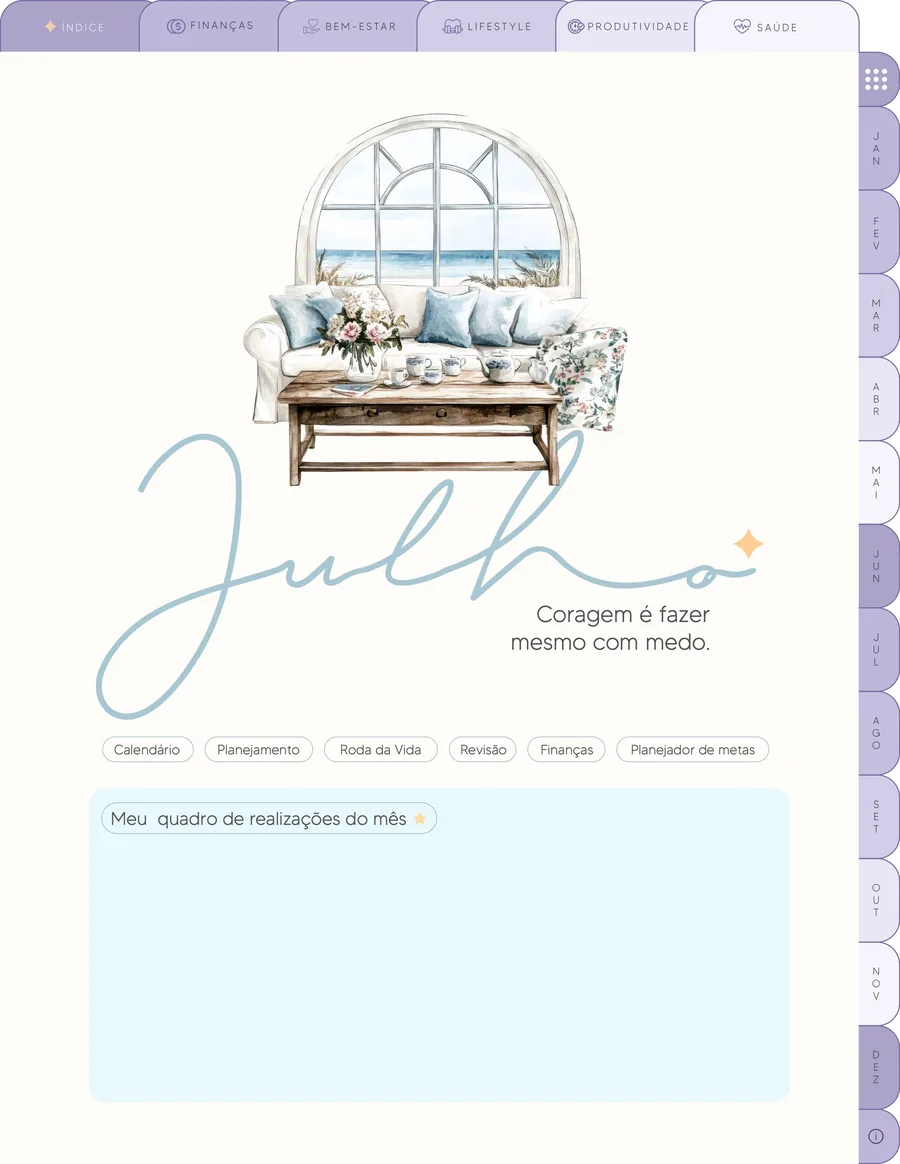 Página 2 do Meu Planner FEITO!