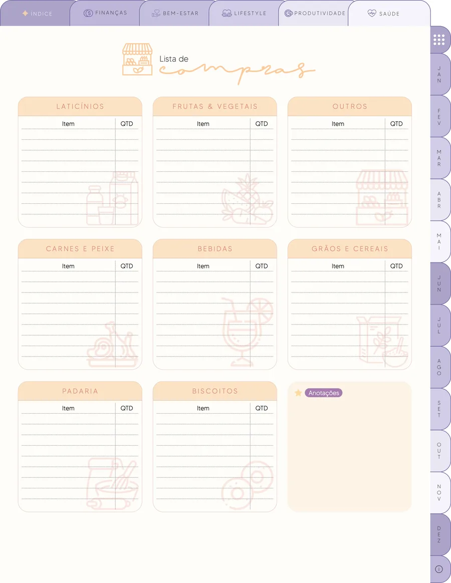 Página 7 do Meu Planner FEITO!